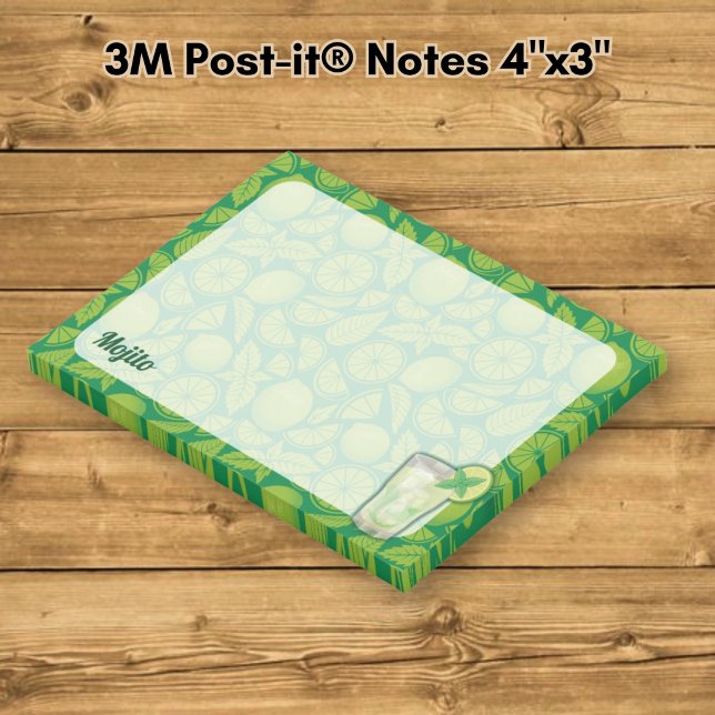 Mojito Cocktail Post-it Block (Skapare uppladdad)