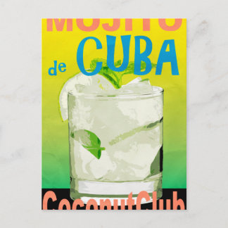 Mojito De Cuba Vykort