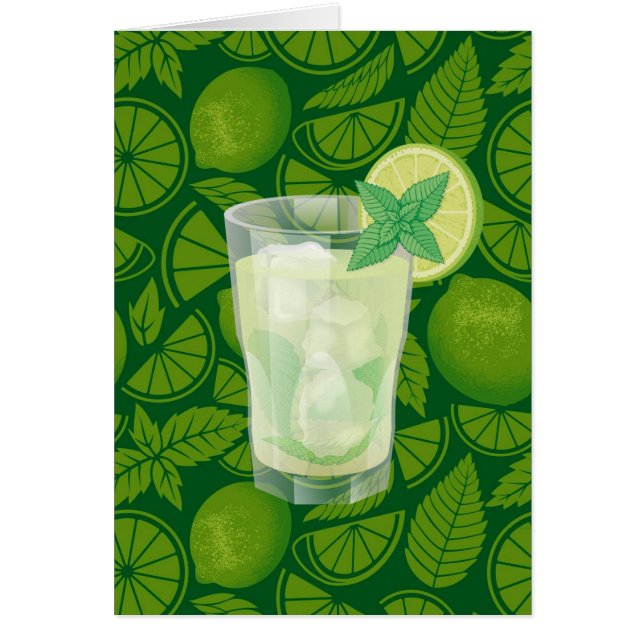 Mojito Hälsningskort (Framsidan)