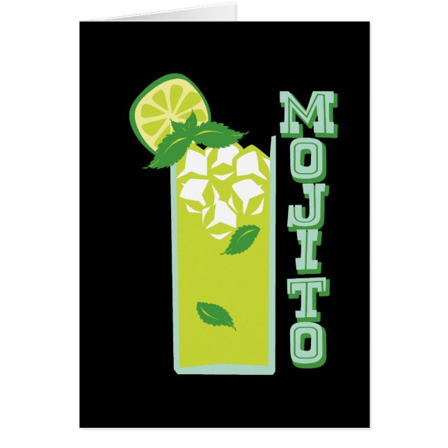 Mojito Hälsningskort (Framsidan)