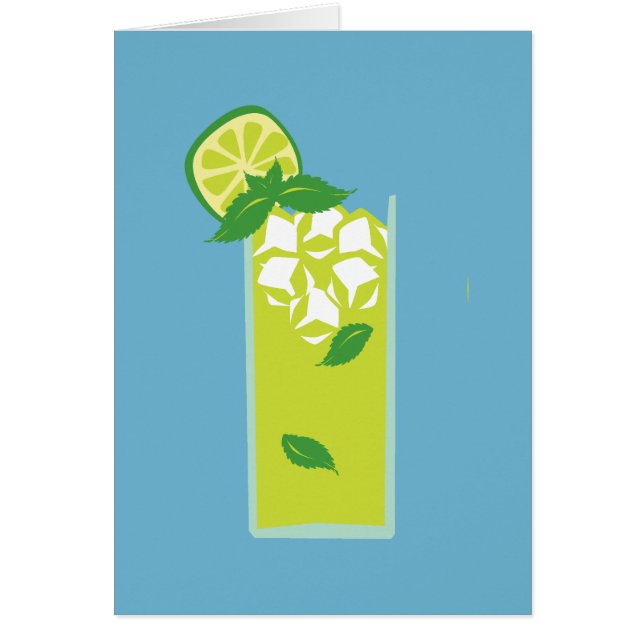 Mojito Hälsningskort (Framsidan)