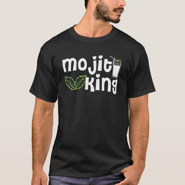 Mojito Kung Bartender Mojitos T Shirt (Framsida)