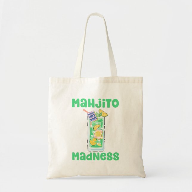 Mojito Madness Mahjong Cocktail Tygkasse (Framsidan)