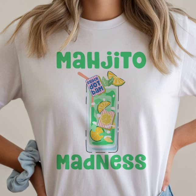 Mojito Mahjong Cocktail T-Shirt (Skapare uppladdad)