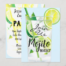 Mojito Natt Mint Lime Ljus Blå