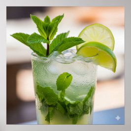 Mojito Recipe Poster