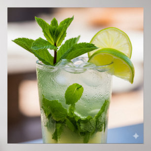 Mojito Recipe Poster