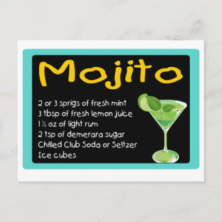 Mojito Recipe Vykort