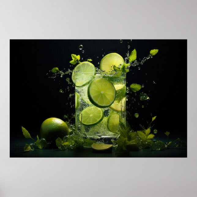 Mojito Stänk Poster (Framsidan)