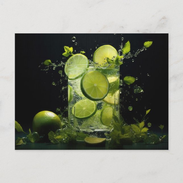 Mojito Stänk Vykort (Framsida)