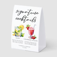 Mojito Strawberry Daiquiri Signatur Cocktail Meny