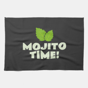 Mojito-tid! Rolig kökshandduk för cocktailfest