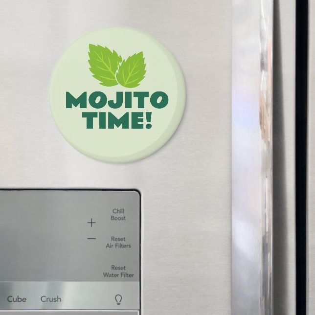 Mojito-tid rolig kylskåpsmagnet för cocktailälskar (In Situ (Fridge))