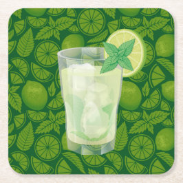 Mojito Underlägg Papper Kvadrat