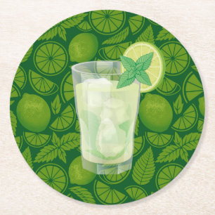 Mojito Underlägg Papper Rund
