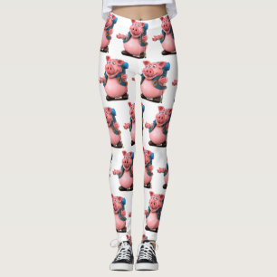 Möjliggör 3D Universe Gris BackPacker Leggings