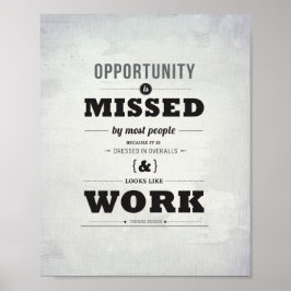 Möjlighet - 8 x 10-tums Art-utskrift Poster