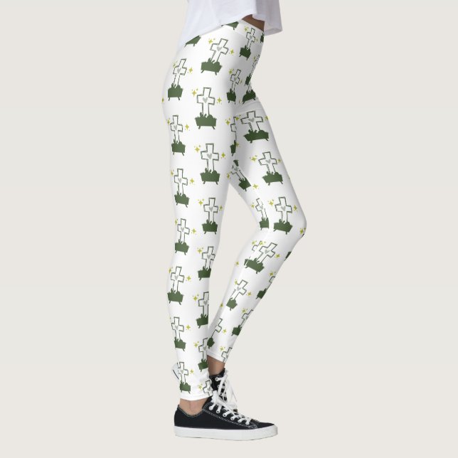 MÖJLIGHET TILL KOR JulNativitet Leggings (Höger)