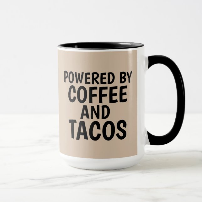 MÖJLIGHETER PER KAFFE OCH TACOS COFFEE MUGG (Höger)