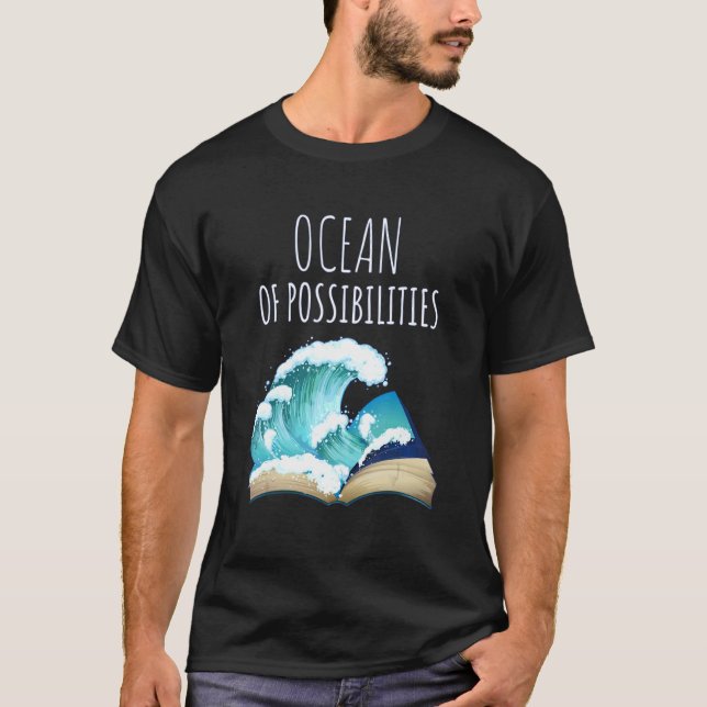Möjligheter till sommarbehandling 2022 års bibliot t shirt (Framsida)