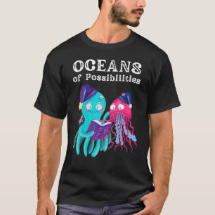Möjligheter till sommarläsning av sjödjur t shirt