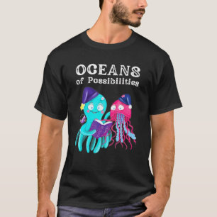 Möjligheter till sommarläsning av sjödjur t shirt