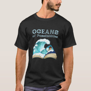 Möjligheter till sommarläsning i Bok Vågar T Shirt