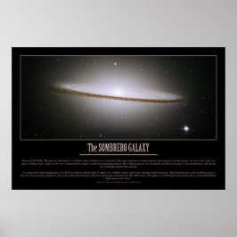 MÖJLIGT - SOMBRERO GALAXY POSTER