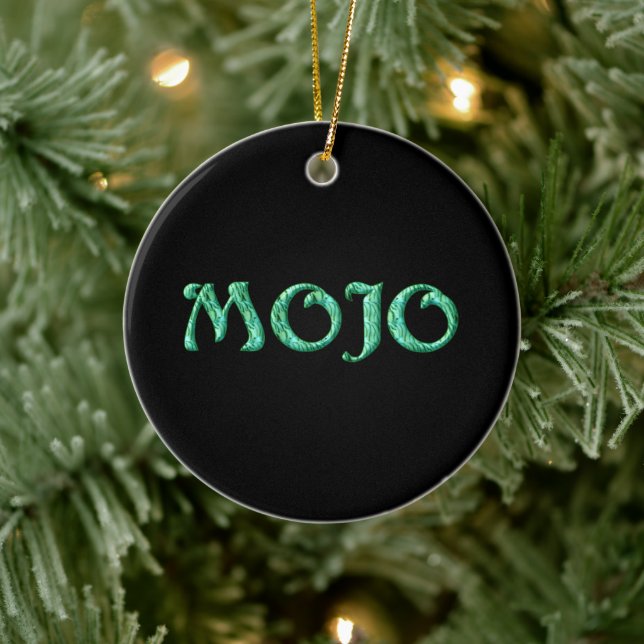 Mojo Black hängande runt ornament (Träd)