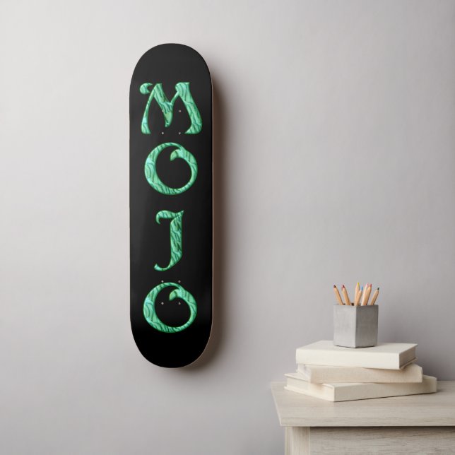 Mojo Black skateboard (Väggkonst)