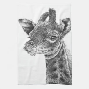 MoJo för babygiraffamerikan kökshanddukar