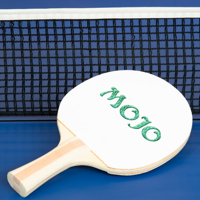 Mojo grönt white ping pong paddle 2 side pingisracket (Insitu)