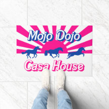 Mojo House Cute Girly Rosa Unicorn