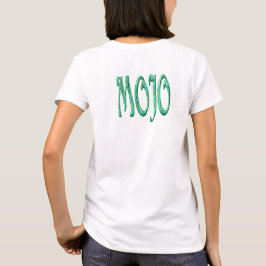 Mojo kvinnor vit t-shirt baksida