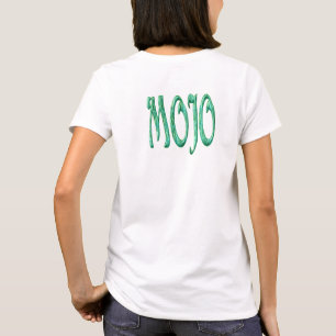 Mojo kvinnor vit t-shirt baksida
