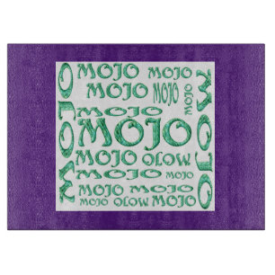 Mojo lila White Glasskärpbord