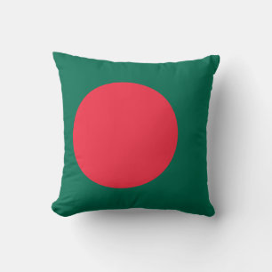 MoJo Pillow med Bangladesh flagga Kudde