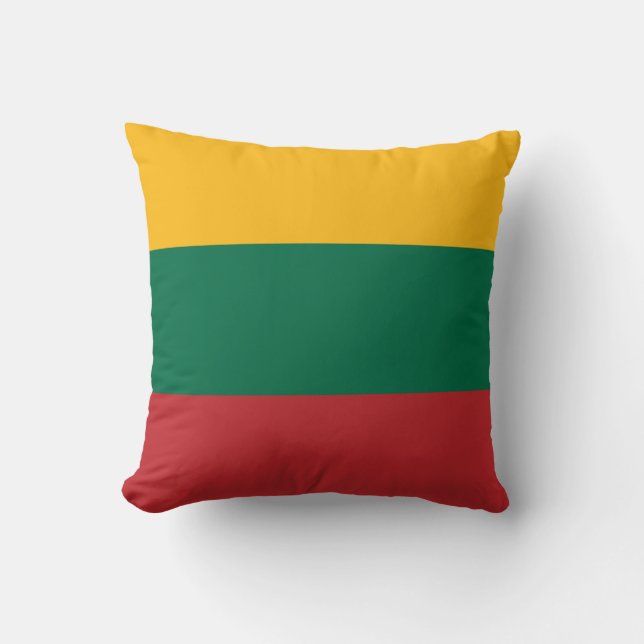 MoJo Pillow med Litauens flagga Kudde (Framsida)