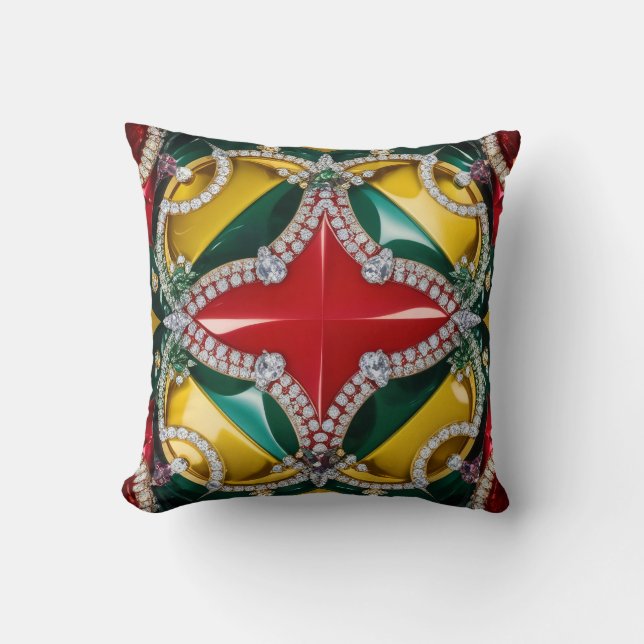 MoJo Pillow med Los Angeles Färg Design Kudde (Framsida)