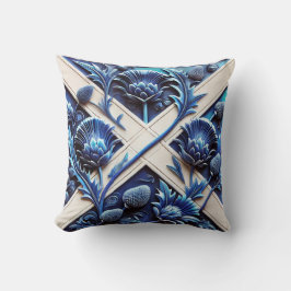 MoJo Pillow med Scottish Thistles design Kudde