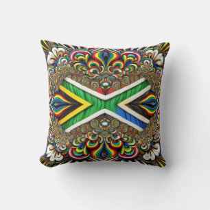 MoJo Pillow med sydafrikanska Färg design Kudde