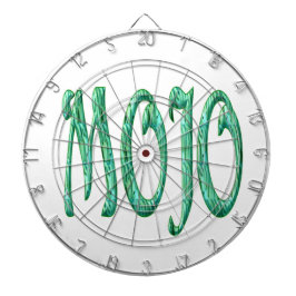 Mojo white dartboard darttavla