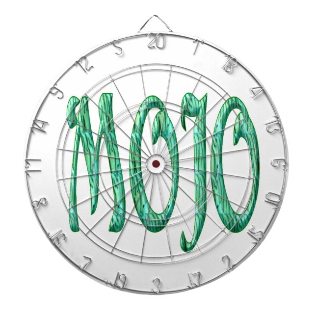 Mojo white dartboard darttavla (Framsidan)