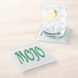 Mojo White glass underlägg