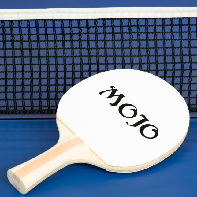 Mojo white ping pong paddle pingisracket (Insitu)