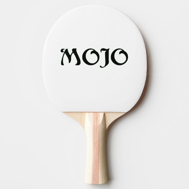 Mojo white ping pong paddle pingisracket (Framsidan)