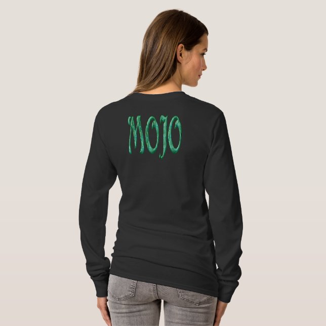 Mojo women black long sleeve t-shirt back (Hel baksida)