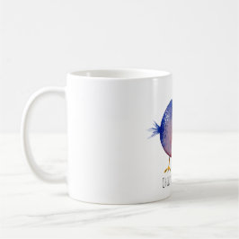 Mok Chubby Chicken Alfredo, colorfull cute bird Kaffemugg