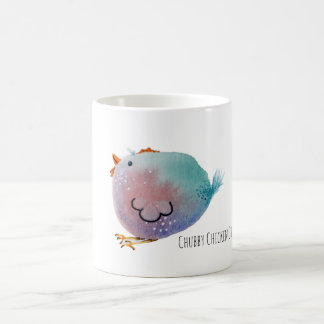 Mok Chubby Chicken Chica, colorfull cute bird Kaffemugg