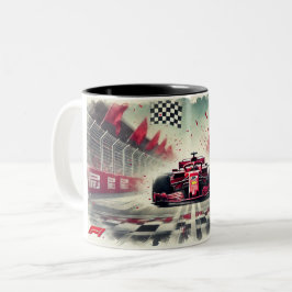 Mok met formule 1 Två-Tonad mugg